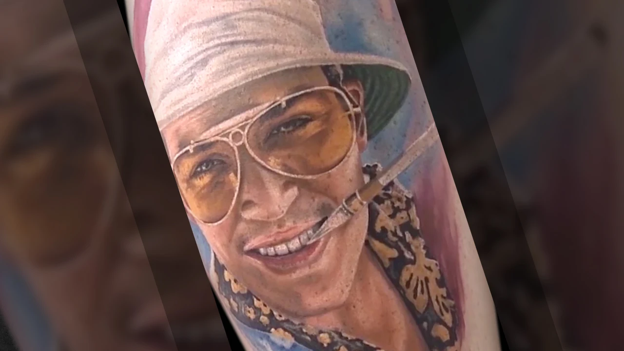 Advanced Colour Realism Portrait Tattoo by Randal Engelhard